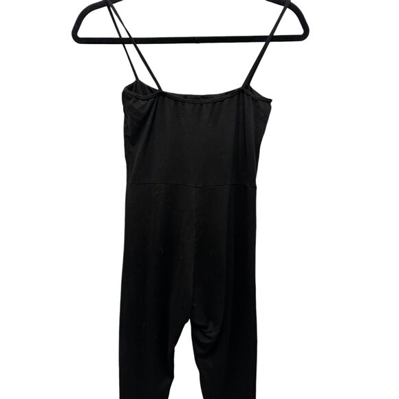 π 2/$20 π Black One Piece Spaghetti Strap Black Body Suit Jumper est Small - Picture 3 of 5